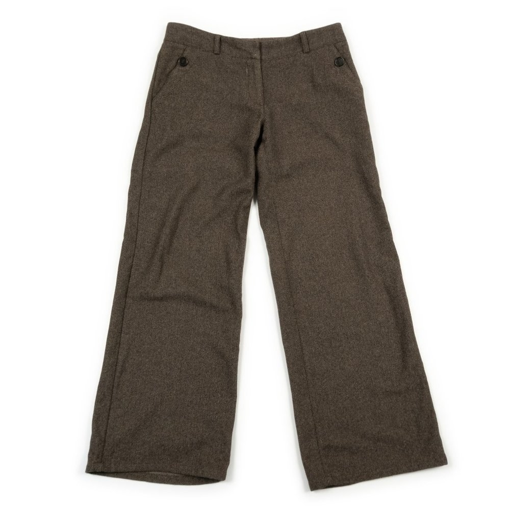 Limited Collection Knitted Dress Pants w/sewn buttons wide legs size 12